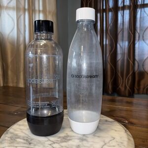 2pc SodaStream Reusable Bottle 0.89‎ Quart Carbonating Bottles BPA Free